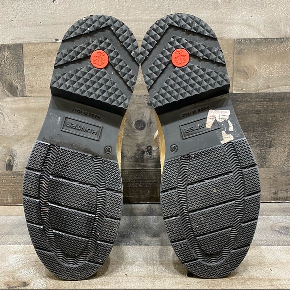 Hunter Commando Womens Tan Suede Boots Size 10 - Picture 6 of 9